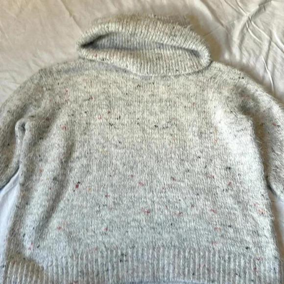 Lou & Grey for LOFT Ladies Speckled Confetti Cowl Neck Soft Sweater S - Picture 6 of 6